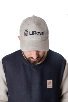 LiRoyal hemp cap #1 naturally gray