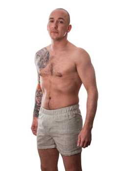 Hemp boxer shorts naturally grey